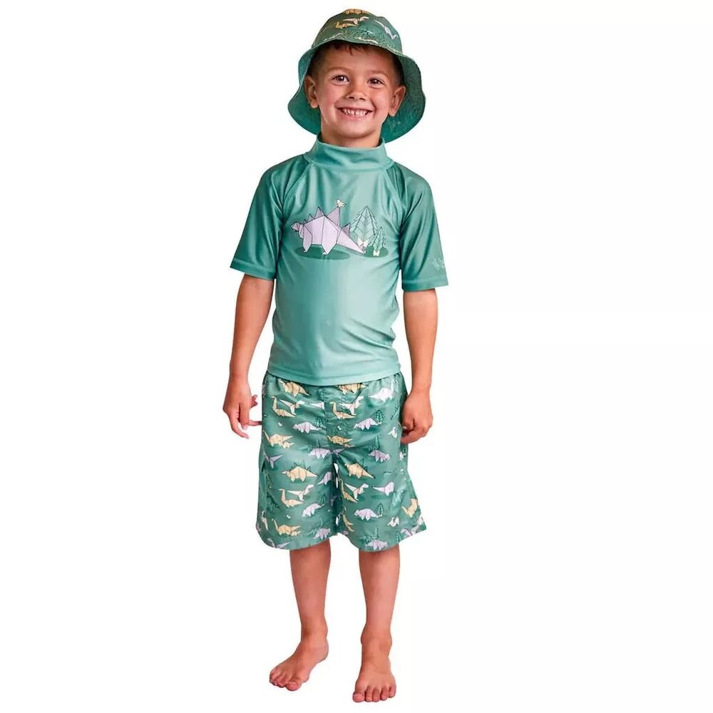 UV Skinz Kids' 3-piece Swim Set Green Size 4